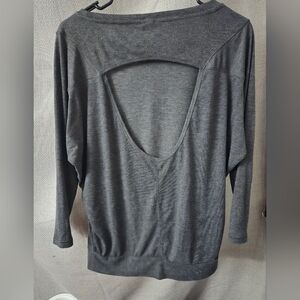 Open back long sleeve Champion workout shirt